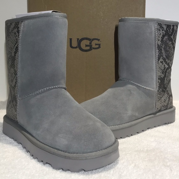 ugg metallic snake boot
